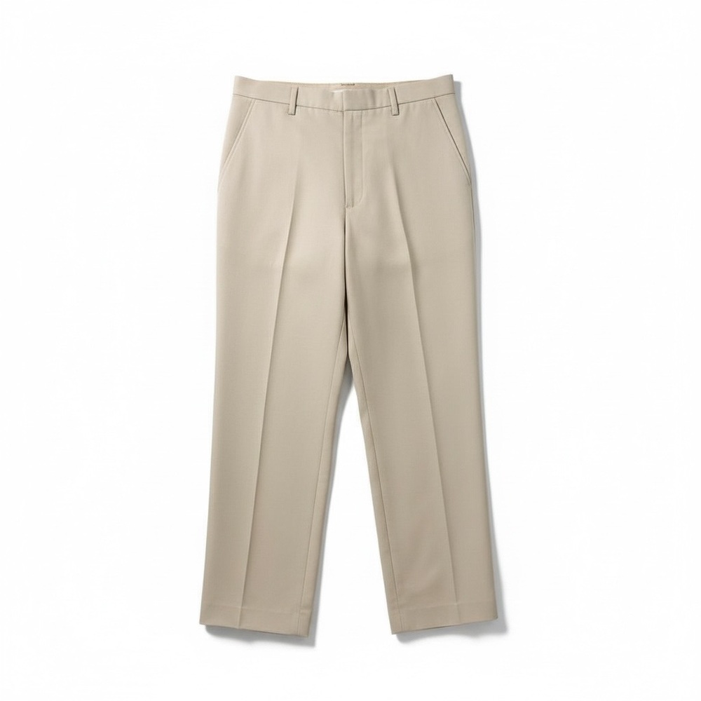 David N. Cream Wool Dress Pants Size 14 Lined Classic Career Trouser Y2K 90s